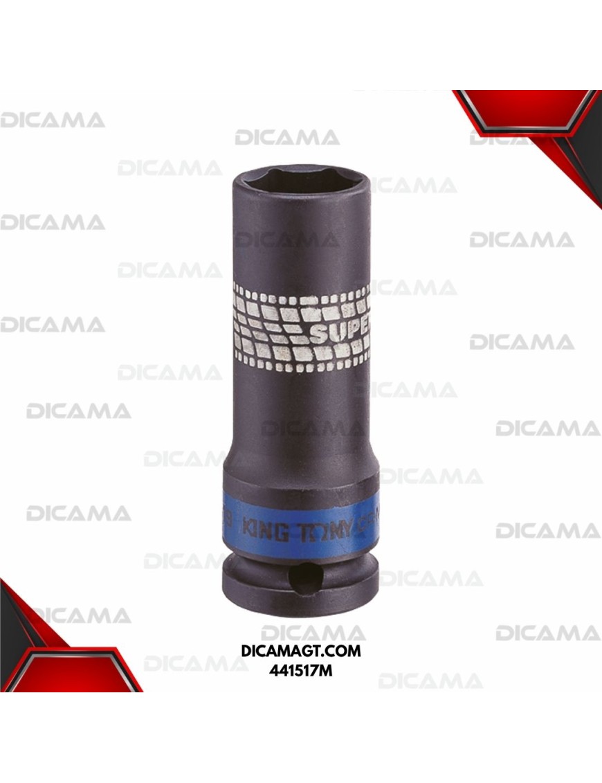 COPA  RAIZ 1/2 17MM IMPACTO LARGA KING TONY 441517M