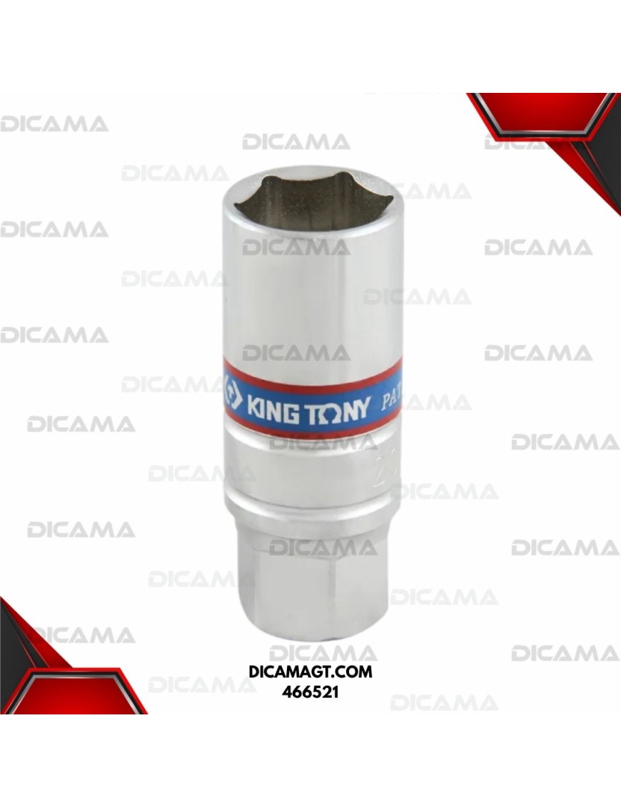 COPA RAIZ 1/2 20.8MM 6PUNTOS PARA BUJIA MAGNETICA KING TONY 466521