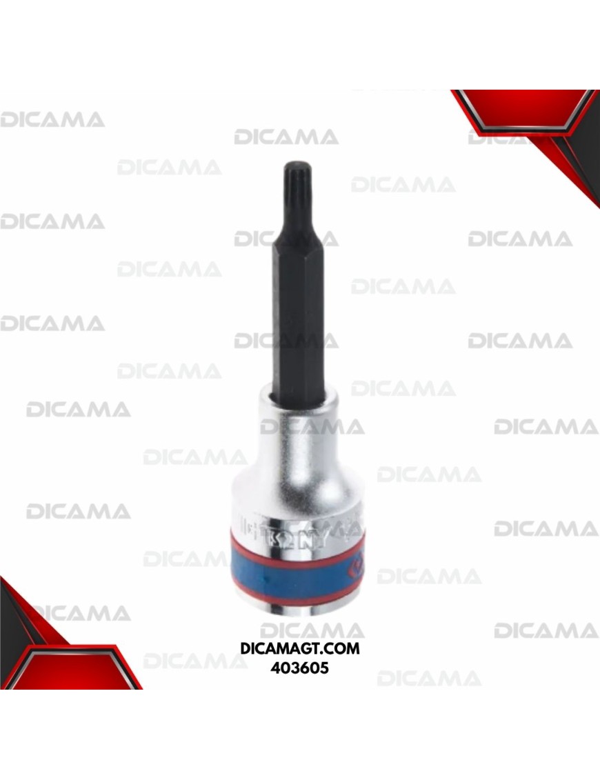 COPA  RAIZ 1/2 80 MM M5 PUNTA HEXAGONAL KING TONY 403605