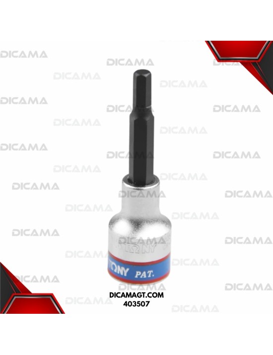 COPA  RAIZ 1/2 80 MM H7 PUNTA HEXAGONAL KING TONY 403507