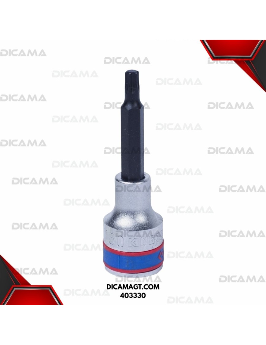COPA RAIZ 1/2 80 MM T-30 PUNTA TORX KING TONY 403330