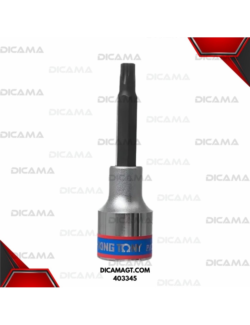 COPA RAIZ 1/2 80 MM T-45 PUNTA TORX KING TONY 403345