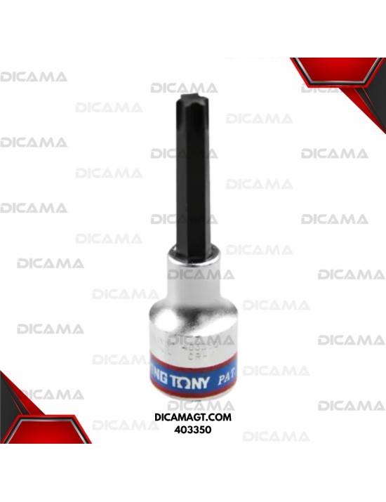 COPA RAIZ 1/2 80 MM T-50 PUNTA TORX KING TONY 403350