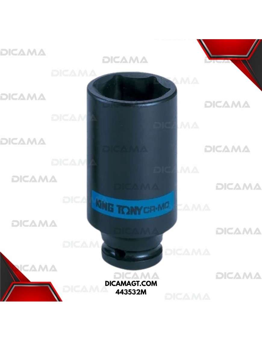 COPA RAIZ 1/2 32MM IMPACTO LARGA KING TONY 443532M