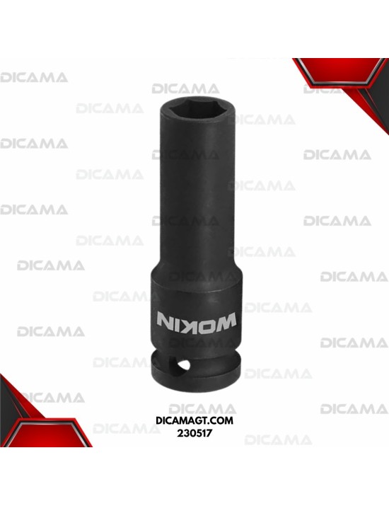 COPA RAIZ 1/2 17MM IMPACTO LARGA 6 PUNTAS WOKIN 230517
