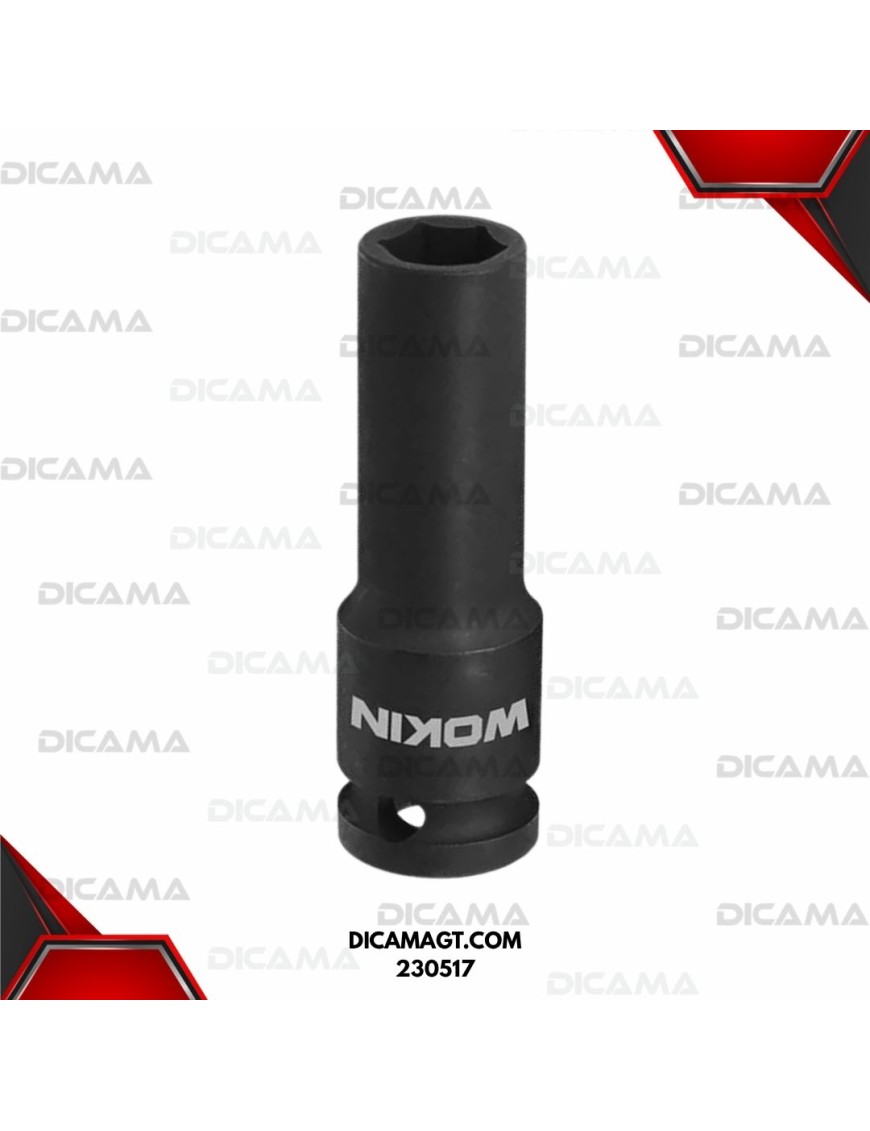COPA RAIZ 1/2 17MM IMPACTO LARGA 6 PUNTAS WOKIN 230517