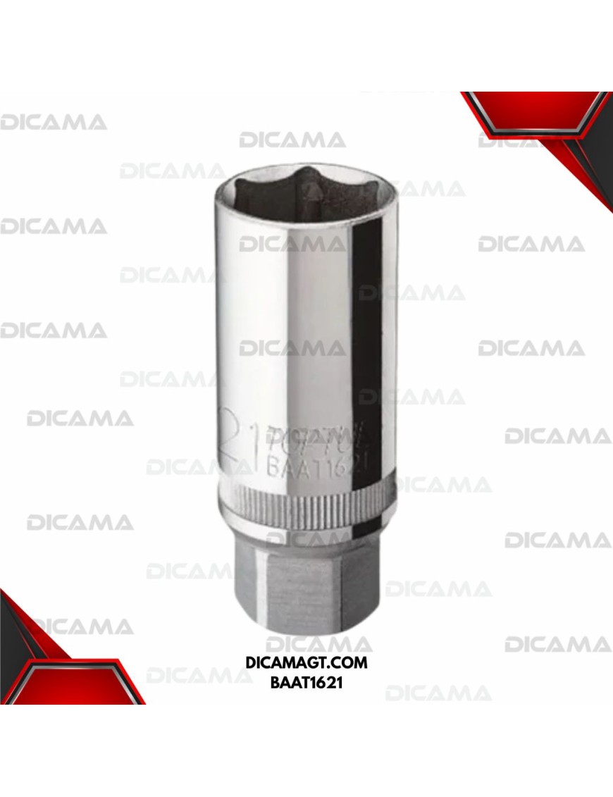 COPA RAIZ 1/2 21MM-13/16 PARA CANDELAS IMAN T 3981 TOPTUL BAAT1621
