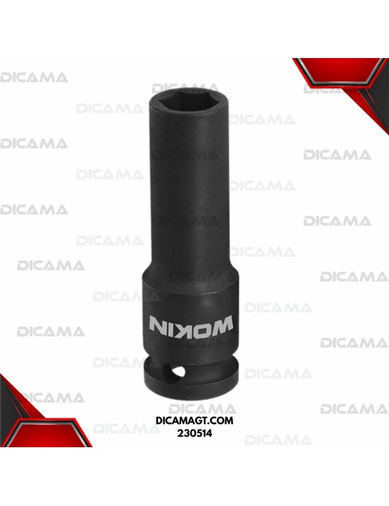 COPA RAIZ 1/2 14MM IMPACTO LARGA 6 PUNTAS WOKIN 230514