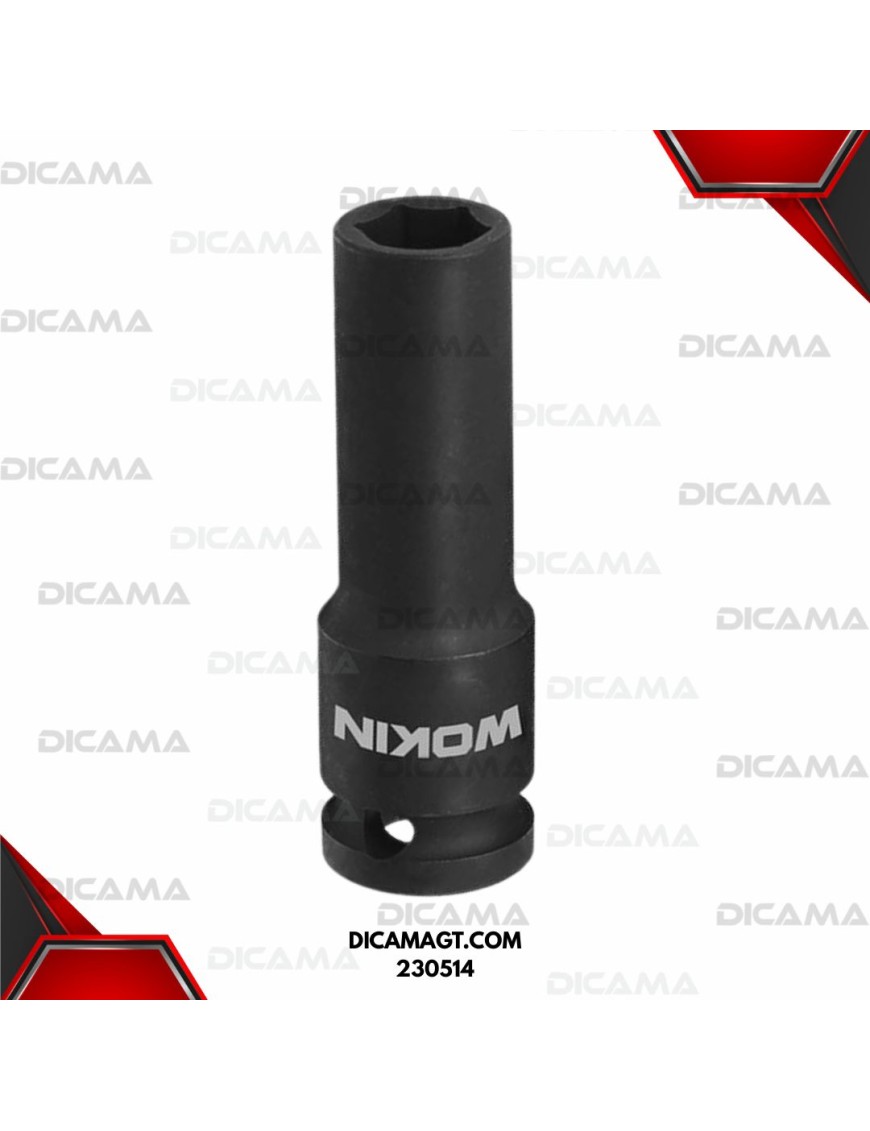 COPA RAIZ 1/2 14MM IMPACTO LARGA 6 PUNTAS WOKIN 230514