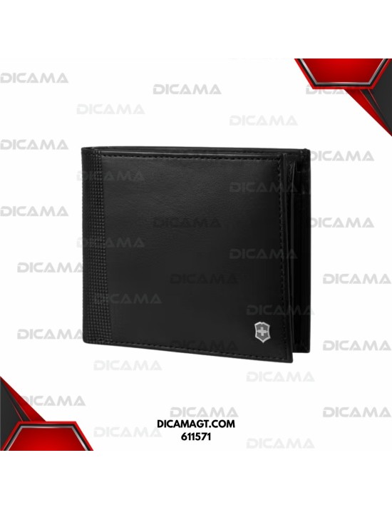 BILLETERA DE CUERO NEGRO ALTIUS ALOX VICTORINOX 611571