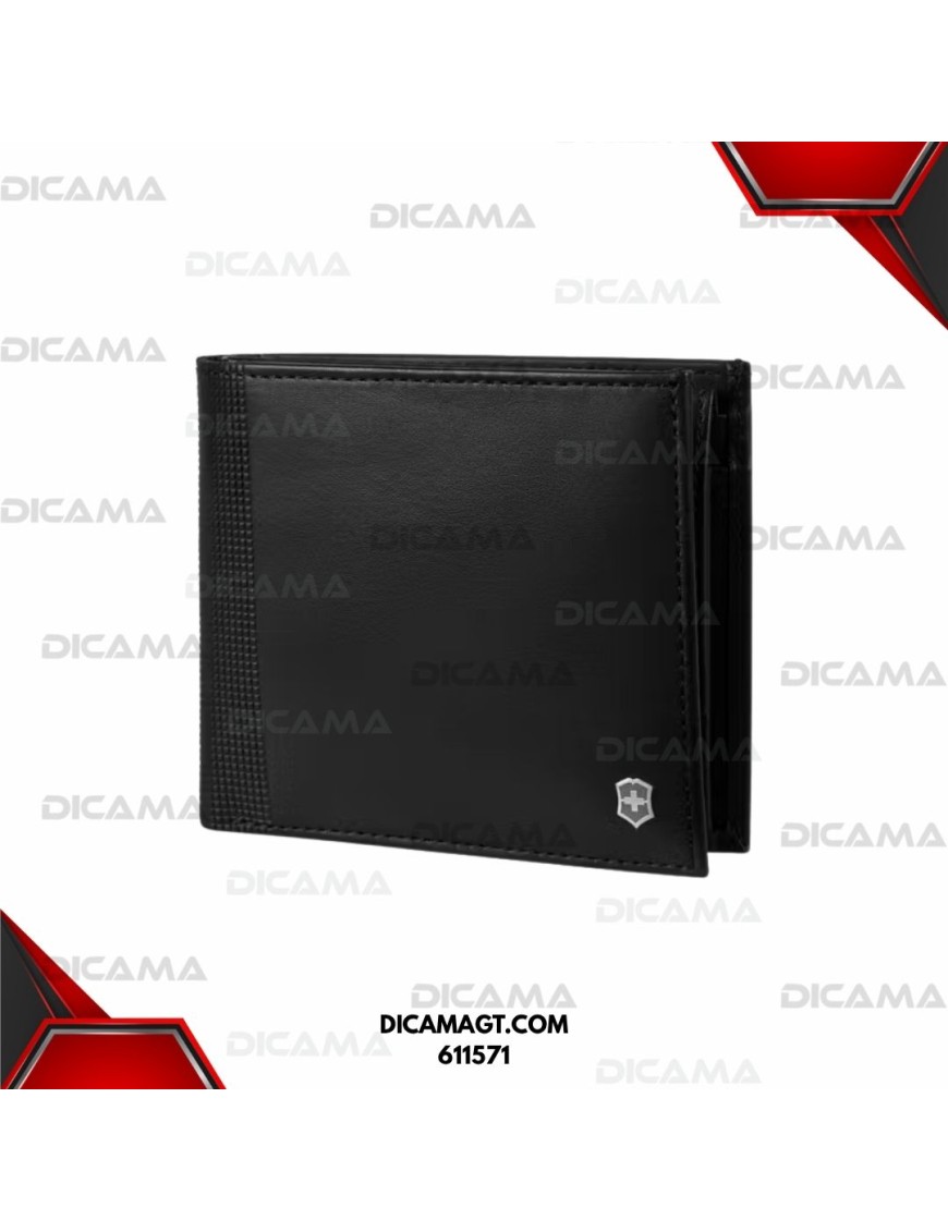 BILLETERA DE CUERO NEGRO ALTIUS ALOX VICTORINOX 611571