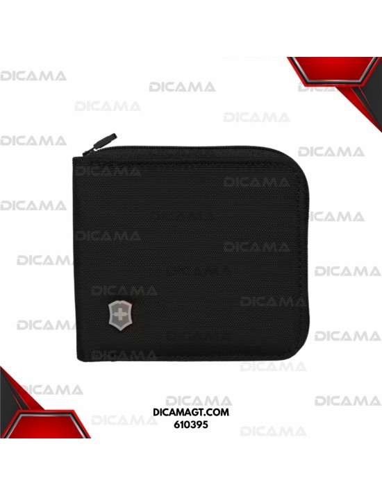 BILLETERA TA 5.0 ZIP-AROUND WALLET RFID BLACK VTG VICTORINOX 610395