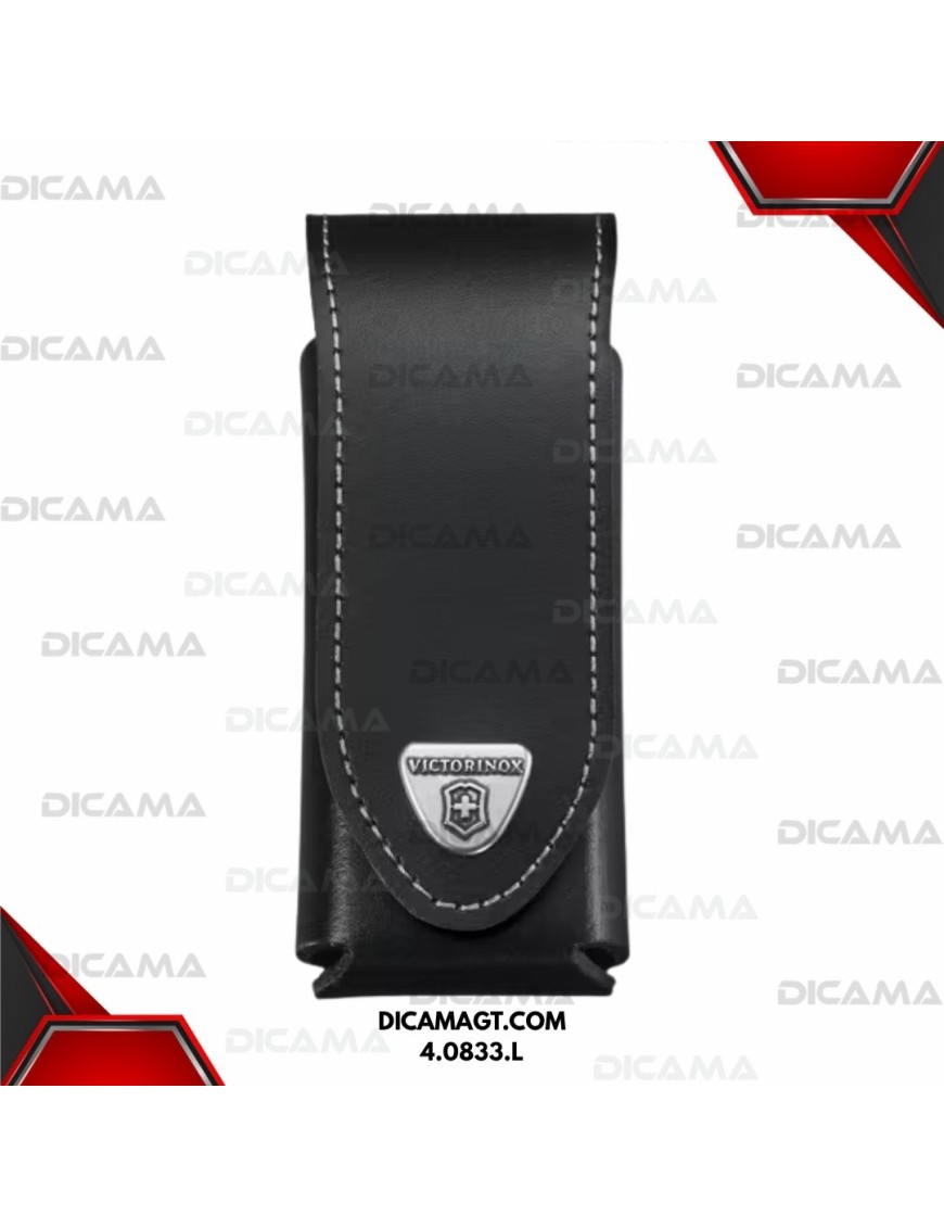 ESTUCHE NEGRO CUERO SWISSTOOL PLUS VICTORINOX 4.0833.L