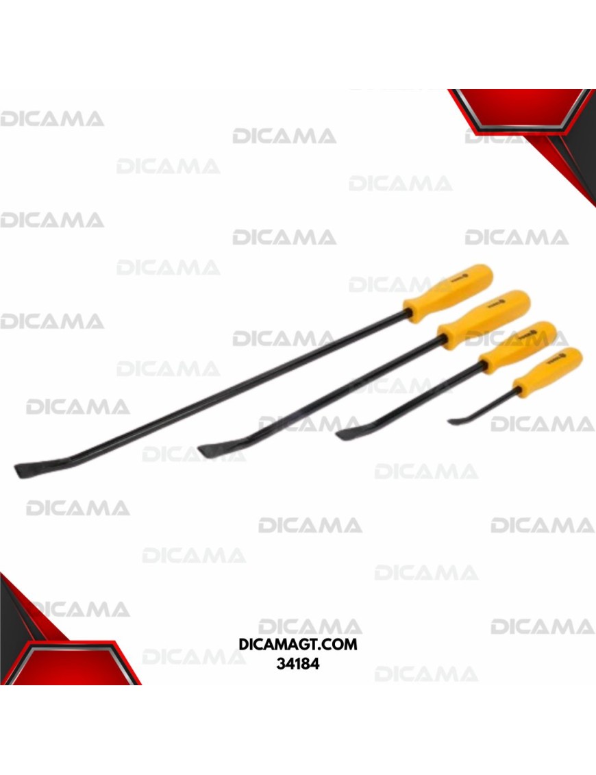ESPATULAS PARA MECANICA 4 PZS. VOREL 34184