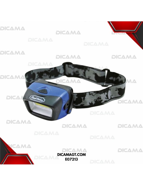 LINTERNA PARA CABEZA 200 LM AZUL BEST 3 AAA BEST VALUE E07213