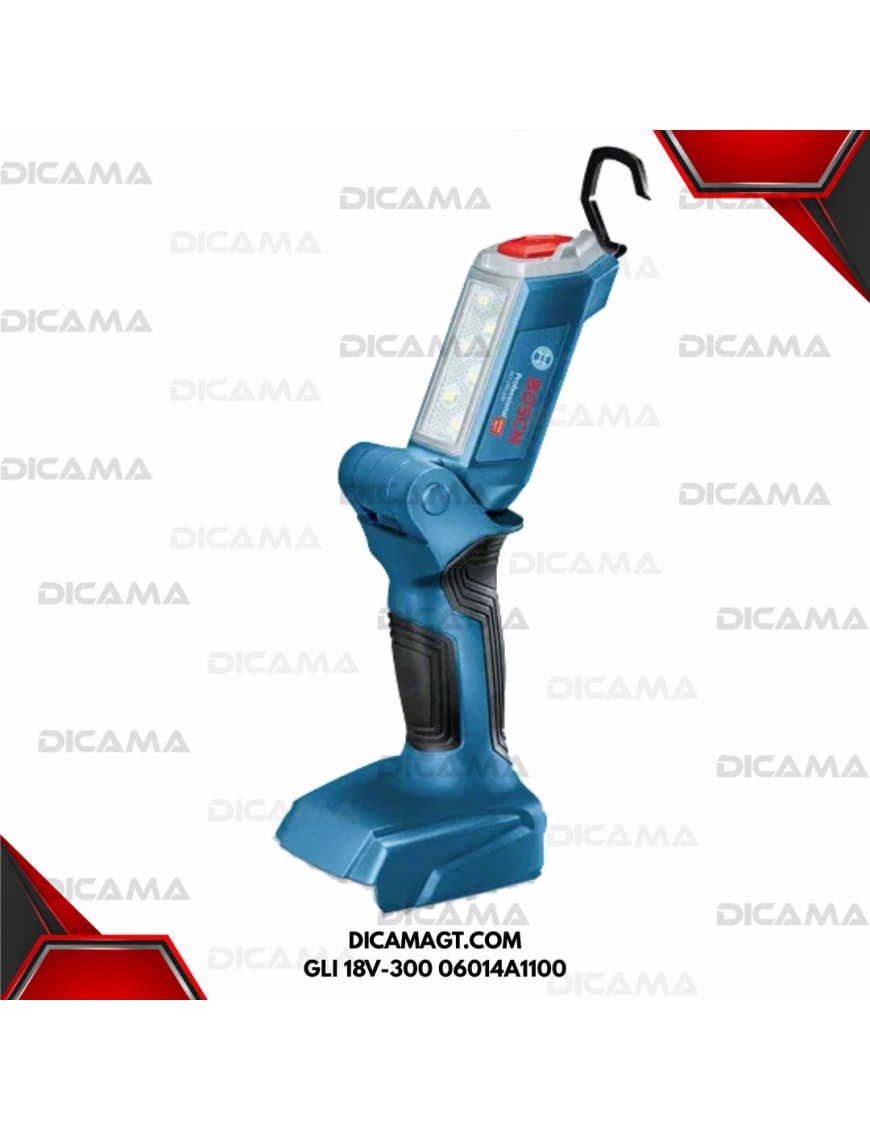 LINTERNA GLI 18V-300 300 LUMENES BARETOOL BOSCH GLI 18V-300 06014A1100