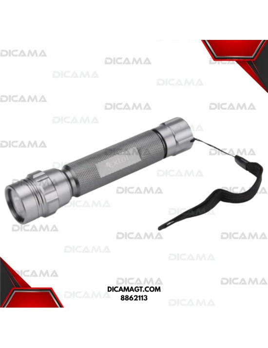 LINTERNA DE MANO ALUMINIO LED 15CMS EXTOL 8862113
