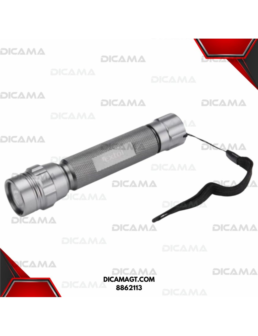 LINTERNA DE MANO ALUMINIO LED 15CMS EXTOL 8862113