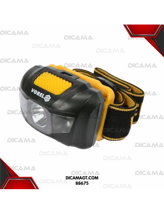LINTERNA DE CABEZA LED 100 LM VOREL 88675