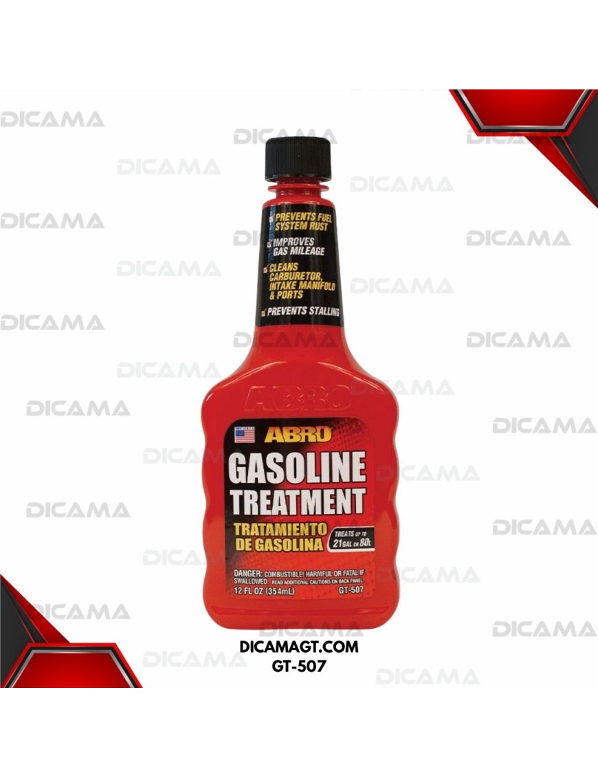 ADITIVO PARA GASOLINA 12 ONZAS ABRO GT-507