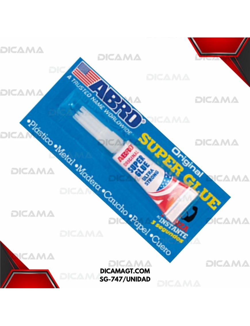 SUPER GOMA 1440 C/C 1 PLASTICO,METAL MADERA,CAUCHO CUER ABRO SG-747/UNIDAD
