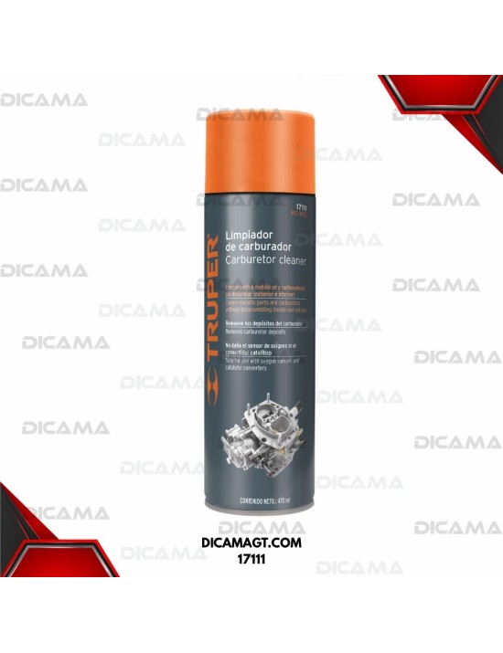 LIMPIADOR DE CARBURADOR 470ML TRUPER 17111