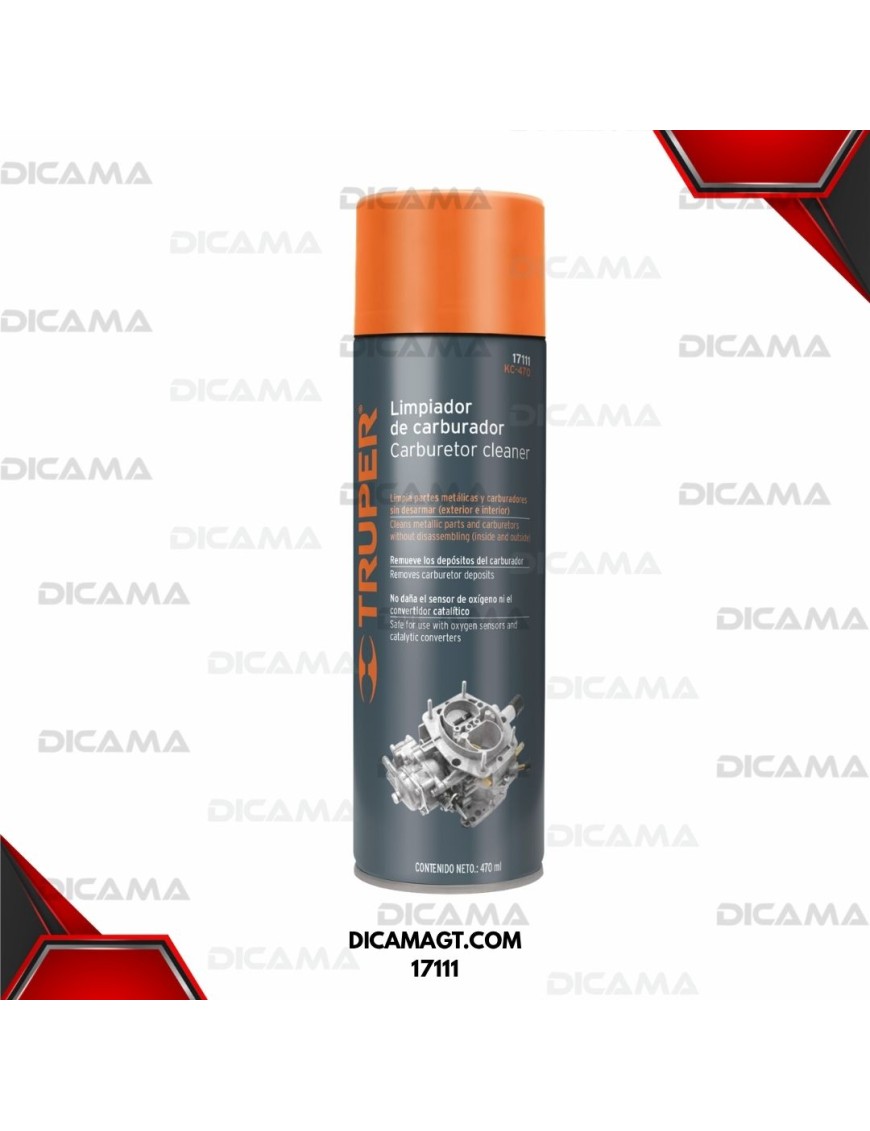 LIMPIADOR DE CARBURADOR 470ML TRUPER 17111