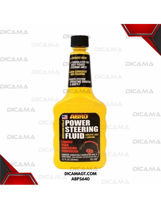 POWER STEERING FLUID PINTA 12 ONZAS ABRO ABPS640