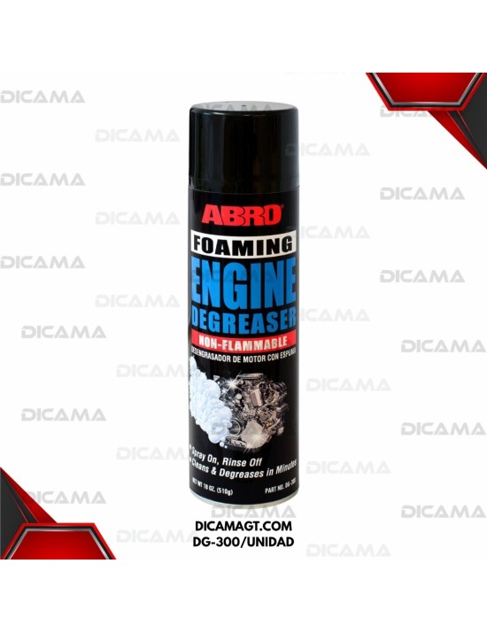 DESENGRASANTE ESPUMA ABRO DG-300/UNIDAD