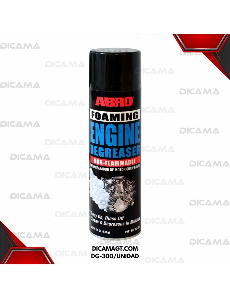 DESENGRASANTE ESPUMA ABRO DG-300/UNIDAD