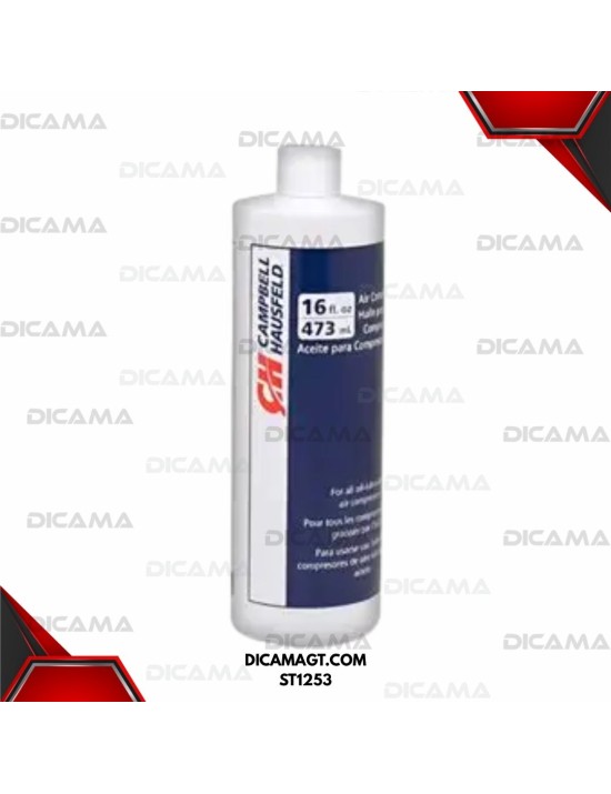 ACEITE PARA COMPRESOR 1/2 LTO 473 ML  ISO 100 CAMPBELL HAUSFELD ST1253