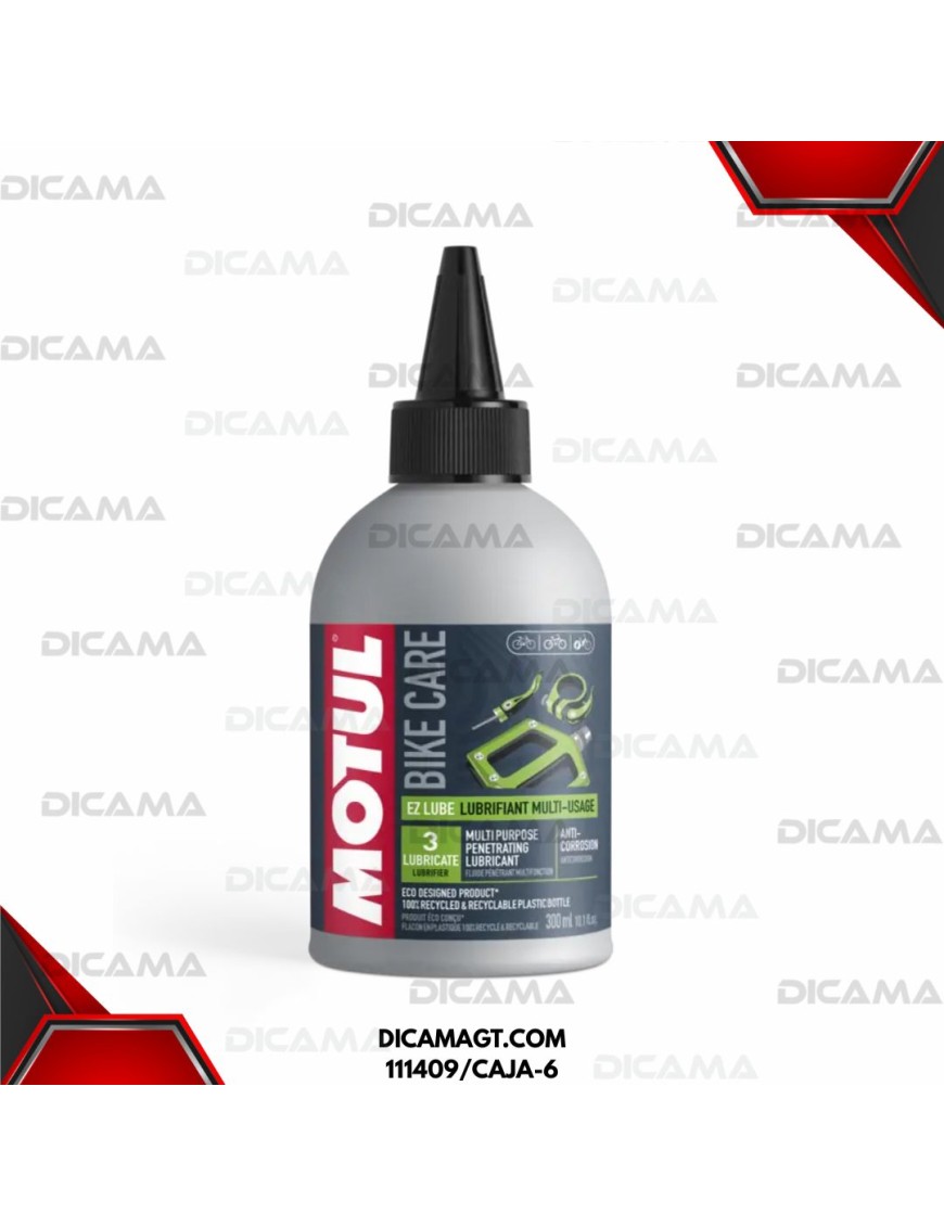 LUBRICANTE MULTIFUNCIONAL PARA BICICLETAS 300ML MOTUL 111409/CAJA-6