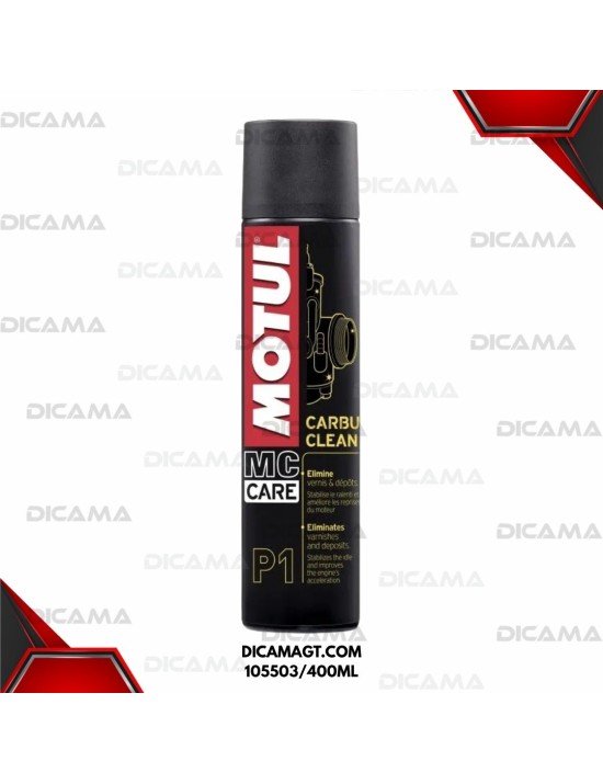 LIMPIADOR DE CARBURADOR P1 MOTUL 105503/400ML