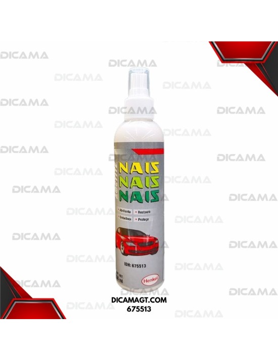 SILICON TABLERO ABRILLANTADOR NAIS 236ML GRIS LOCTITE 675513