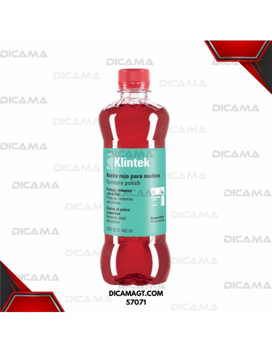 ACEITE ROJO PARA MUEBLES DE 480 ML TRUPER 57071