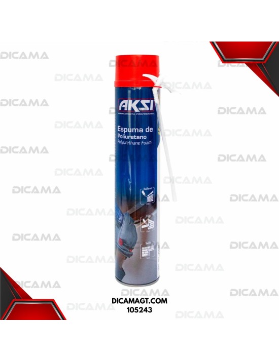ESPUMA DE POLIURETANO 750 ML AKSI 105243