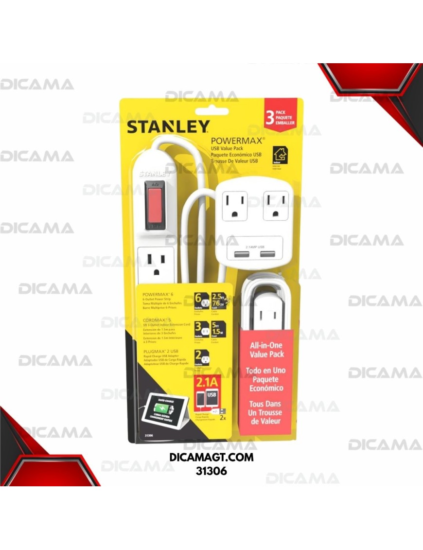 REGLETA POWERMAX VALUE (3) 4 1/2 STANLEY 31306