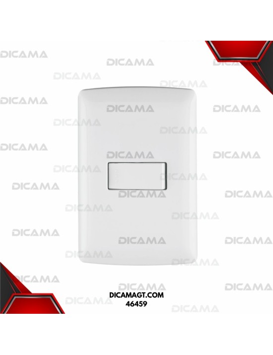PLACAS CON INTERRUPTOR SENCILLO BLANCO VOLTECK 46459