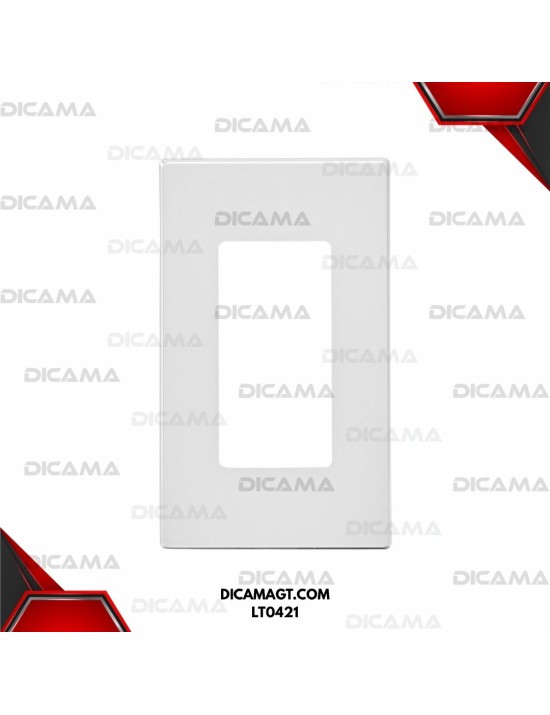 PLACA DECORA PLUS BLANCA /022-80301-SW CHINA LT0421