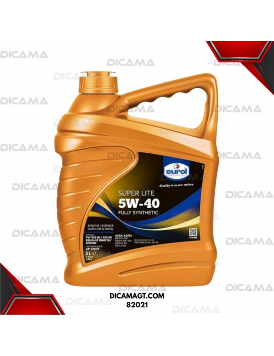 ACEITE GARRAFA 5W40 SUPERLITE EUROL