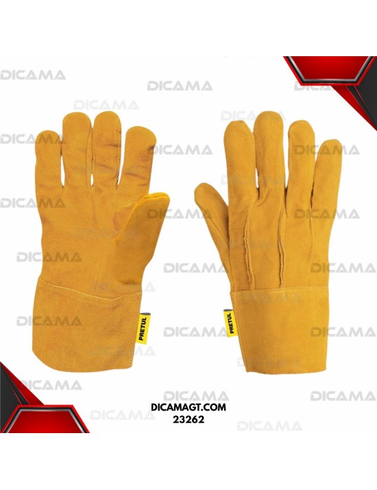 GUANTES DE CARNAZA, CORTOS PRETUL 23262