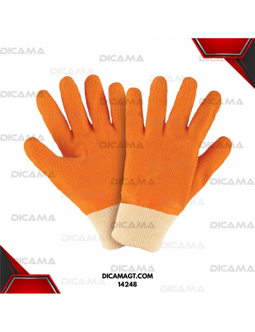 GUANTES DE ALGODON RECUBIERTOS DE LATEX UNITALLA TRUPER 14248