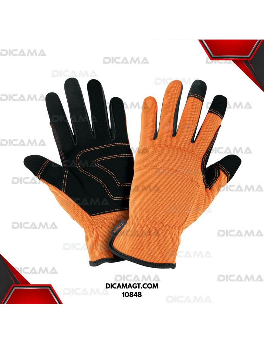GUANTES PARA MECANICO PALMA REFORZADA TRUPER 10848