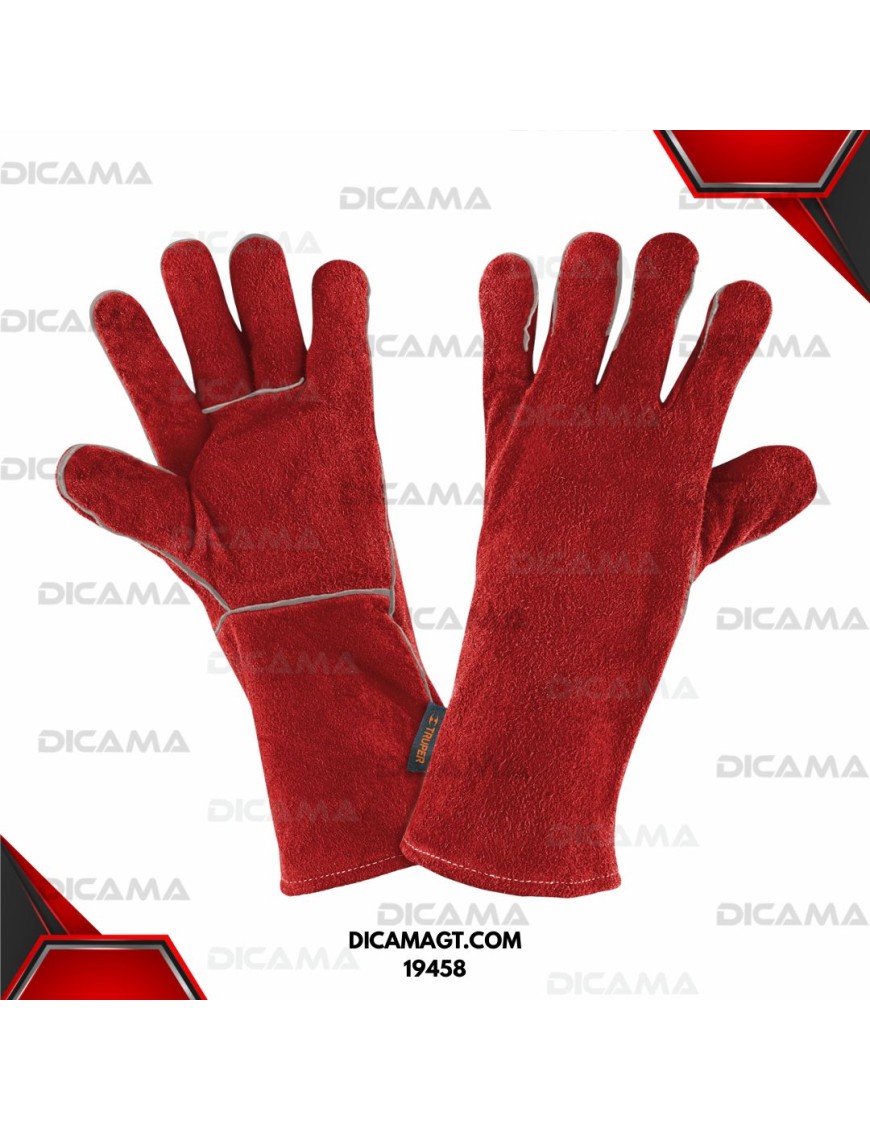 GUANTES ROJOS PARA SOLDADOR TRUPER 19458