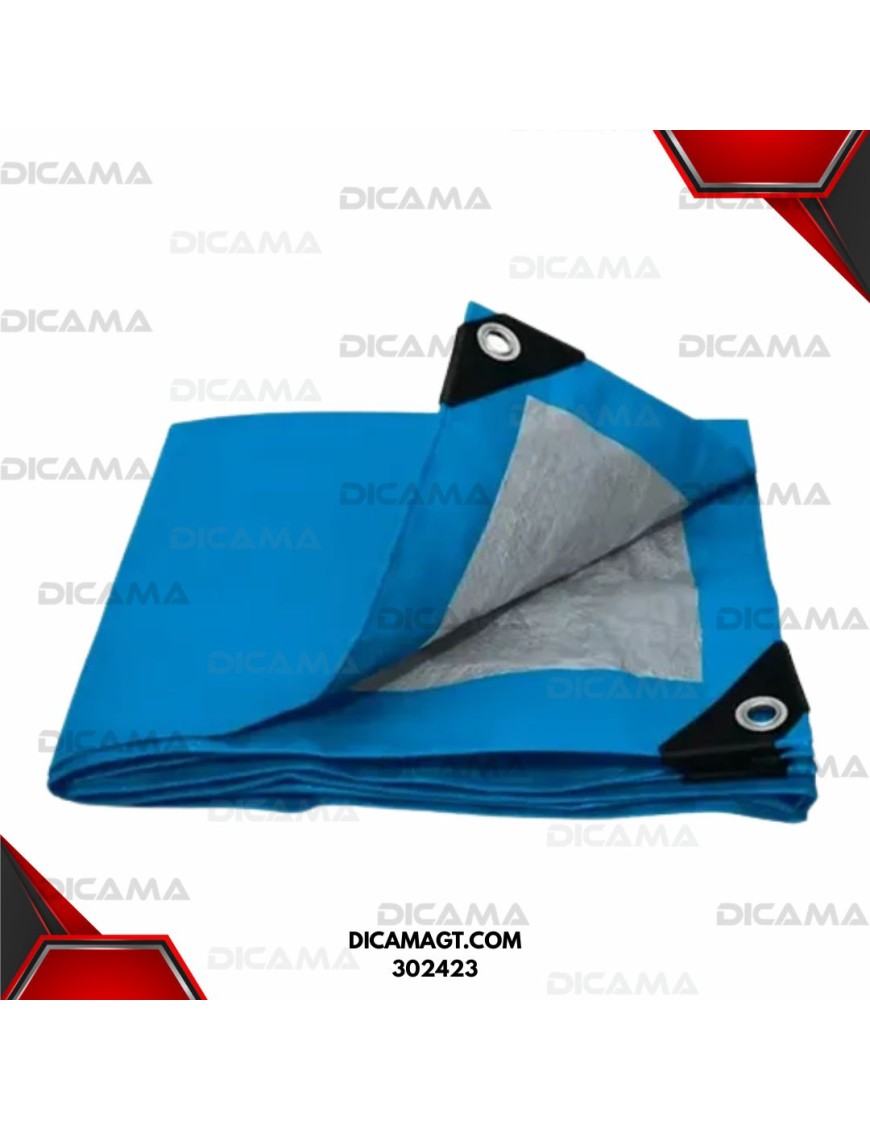 LONA 3X3 METROS AZUL REFORZADA MAXTOOL 302423