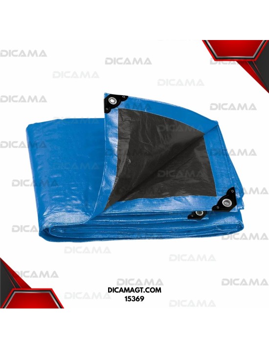 LONA 2X3 METROS AZUL REFORZADA TRUPER 15369