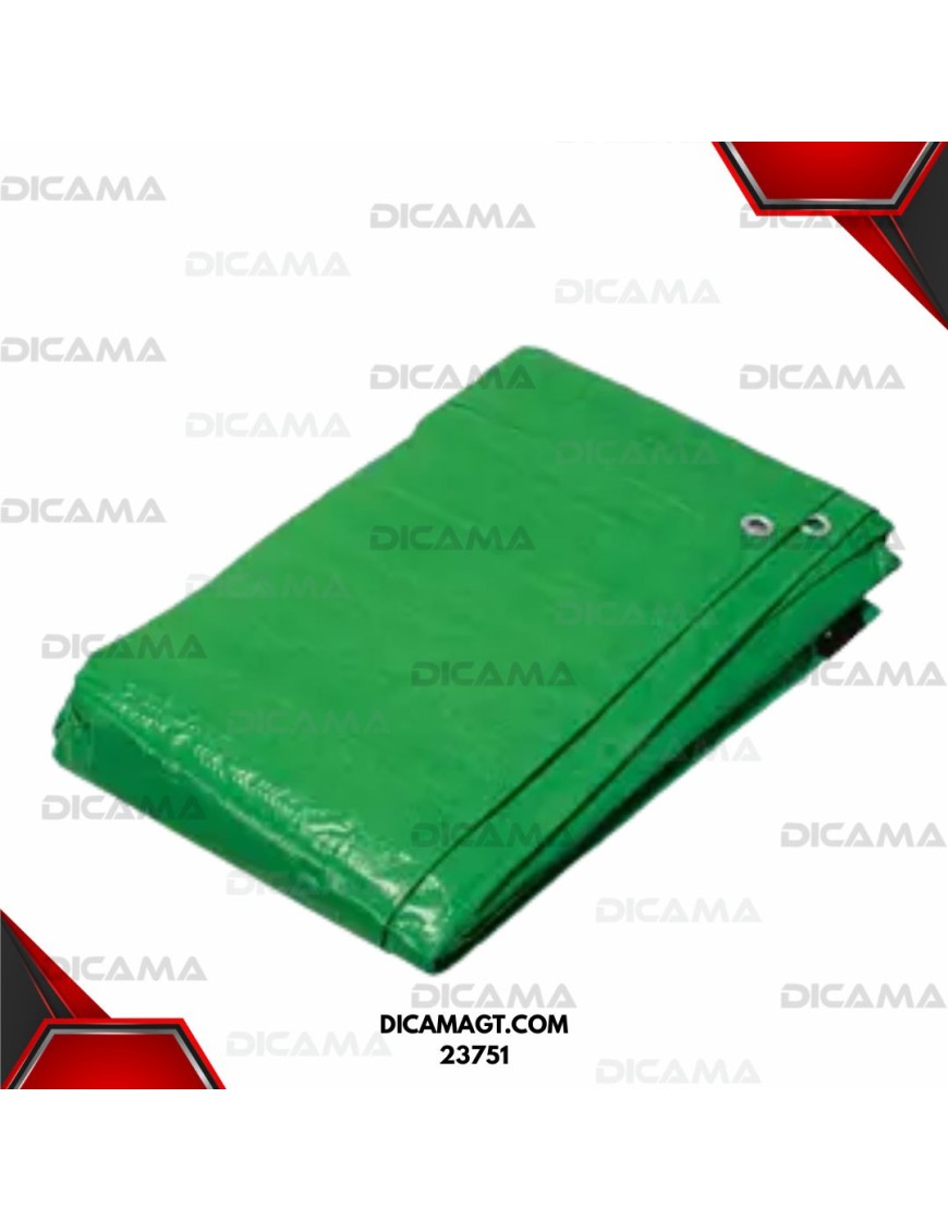LONA 4X6 METROS VERDE PRETUL 23751