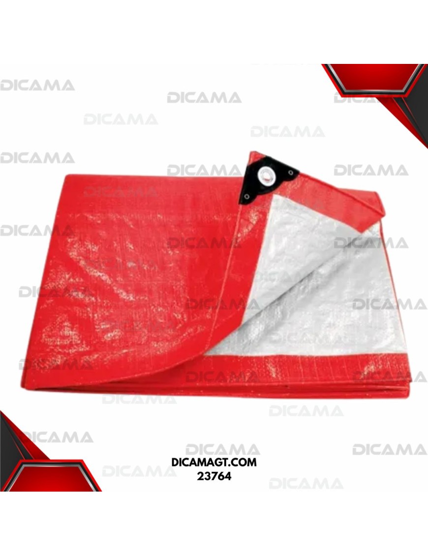 LONA 3X3 METROS ROJO METROS PRETUL 23764