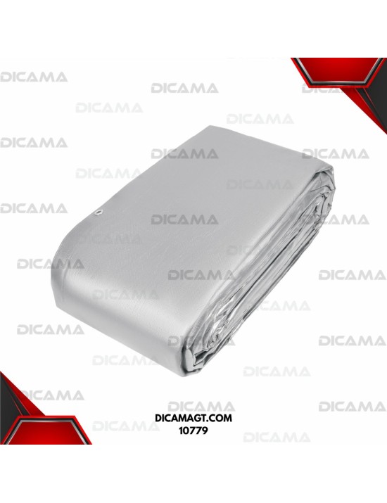 LONA 7X10 METROS GRIS TRUPER 10779