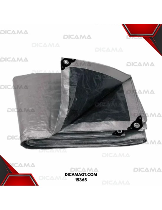LONA 4X6 METROS GRIS TRUPER 15365